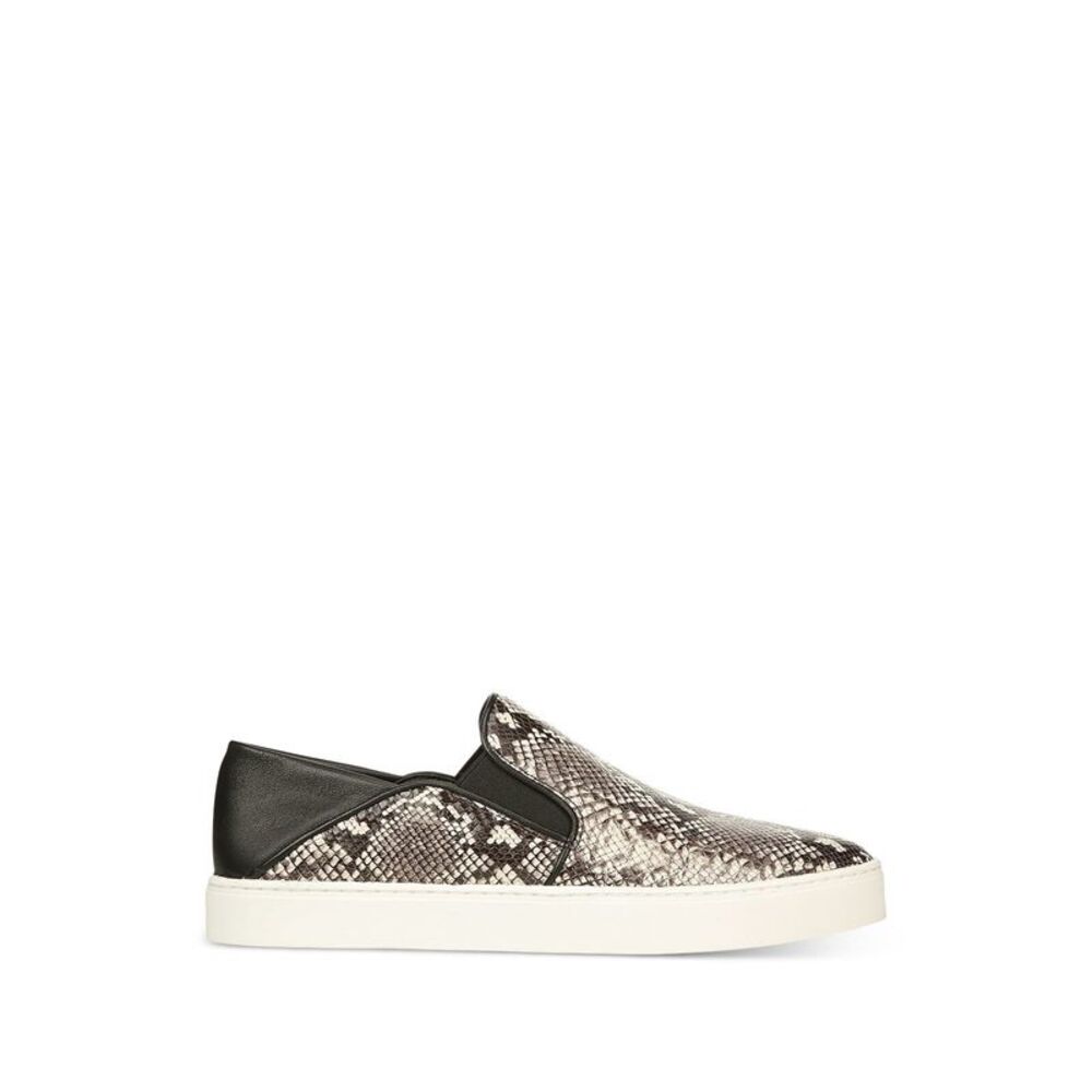VINCE. Womens Black Snake Garvey Toe Platform Slip On Leather Sneakers 11 M - Picture 3 of 4